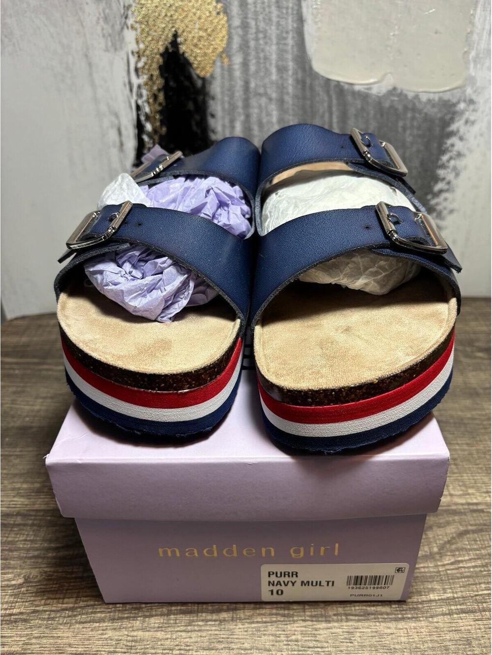 Madden Girl Navy Sandals